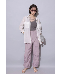 Arpege story(アルページュストーリー) |撥水サス付きパラシュートパンツ