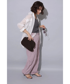 Arpege story(アルページュストーリー) |撥水サス付きパラシュートパンツ