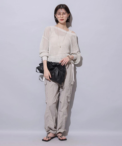 Arpege story(アルページュストーリー) |撥水サス付きパラシュートパンツ