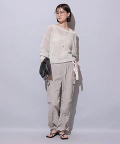 Arpege story(アルページュストーリー) |撥水サス付きパラシュートパンツ