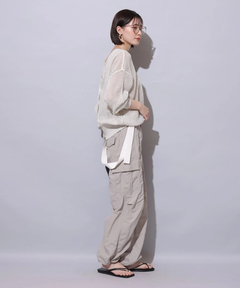 Arpege story(アルページュストーリー) |撥水サス付きパラシュートパンツ