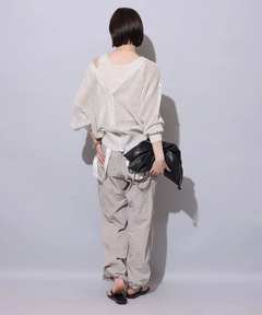 Arpege story(アルページュストーリー) |撥水サス付きパラシュートパンツ