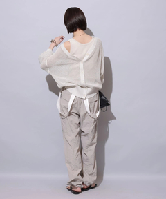 Arpege story(アルページュストーリー) |撥水サス付きパラシュートパンツ