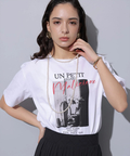 新品 】 タグ付 アルページュ ストーリー カラーロゴTシャツ