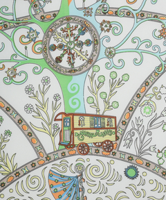 Arpege story(アルページュストーリー) |更紗柄スカーフ