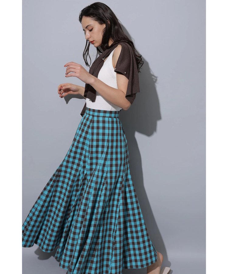 ギンガムマチフレアスカート | スカート | Arpege story（アルページュ  