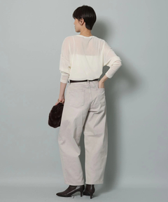 Arpege story(アルページュストーリー) |カーブデニムパンツ