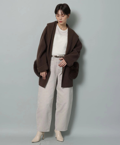 Arpege story(アルページュストーリー) |カーブデニムパンツ