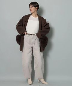 Arpege story(アルページュストーリー) |カーブデニムパンツ