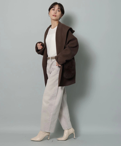 Arpege story(アルページュストーリー) |カーブデニムパンツ