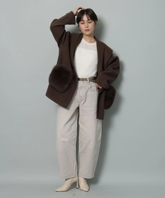 Arpege story(アルページュストーリー) |カーブデニムパンツ