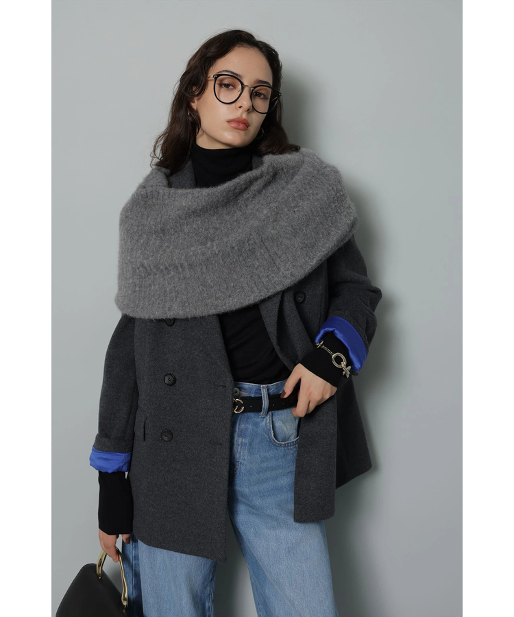 Rady フェイクファー スヌード マフラー 厚けれ 