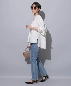 Arpege story(アルページュストーリー) |セミフレアデニムパンツ