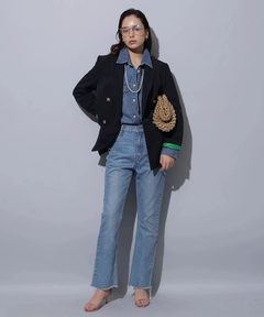 Arpege story(アルページュストーリー) |セミフレアデニムパンツ