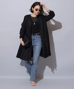 Arpege story(アルページュストーリー) |セミフレアデニムパンツ