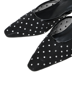 Arpege story(アルページュストーリー) |Rhinestone mules
