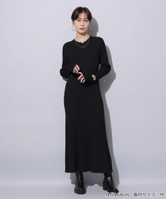 Arpege story(アルページュストーリー) |ラメニットロングワンピース