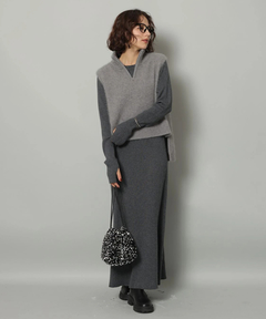 Arpege story(アルページュストーリー) |ラメニットロングワンピース