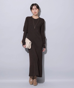 Arpege story(アルページュストーリー) |ラメニットロングワンピース