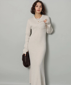 Arpege story(アルページュストーリー) |ラメニットロングワンピース