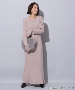 Arpege story(アルページュストーリー) |ラメニットロングワンピース