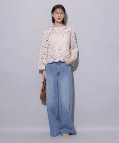 Arpege story(アルページュストーリー) |ローウエストワイドパンツ