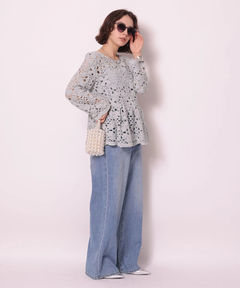 Arpege story(アルページュストーリー) |ローウエストワイドパンツ