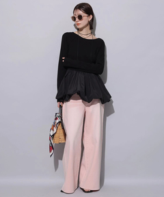 Arpege story(アルページュストーリー) |ローウエストワイドパンツ