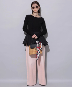 Arpege story(アルページュストーリー) |ローウエストワイドパンツ