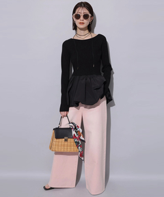 Arpege story(アルページュストーリー) |ローウエストワイドパンツ