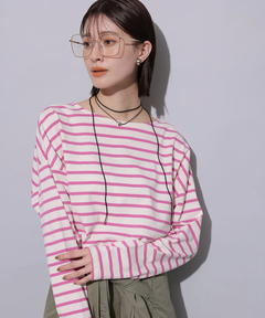 Arpege story(アルページュストーリー) |ボーダードルマンカットソー