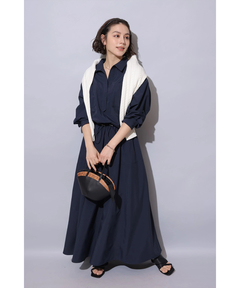 Arpege story ドロストシャツワンピース Arpege story ドロストシャツワンピース