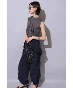 Arpege story(アルページュストーリー) |撥水サス付きパラシュートパンツ