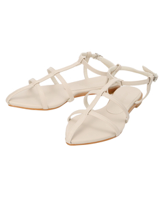 Arpege story(アルページュストーリー) |ポイントトウフラットサンダル