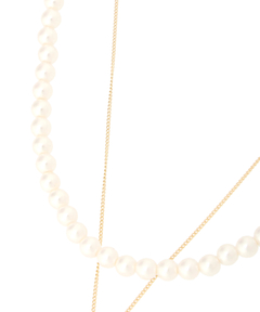 Arpege story(アルページュストーリー) |パール&コイン二連ネックレス