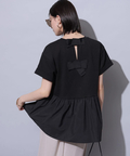 大人リボンペプラムカットソー | Tシャツ・カットソー | Arpege