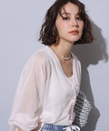 新品 Arpege story アルページュストーリー 大人のシアーカーデ 大人のシアーカーデ（ニット/セーター）｜Arpege story