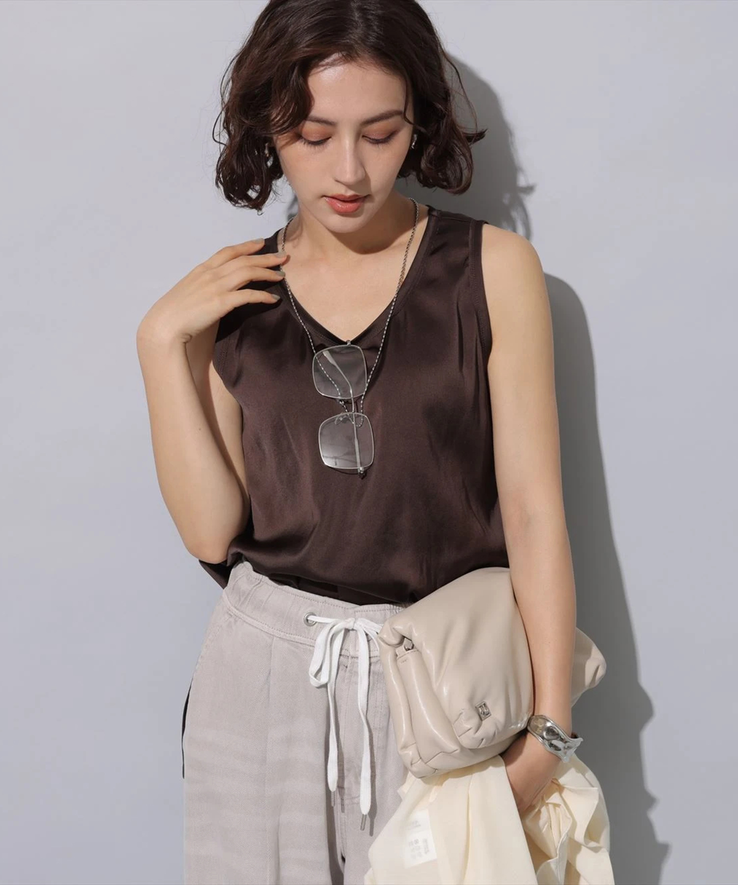 ヴィンテージサテンタンク | キャミソール・ベアトップ・タンク