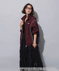 Arpege story ＜Reebok＞別注バイカラーブルゾン（ボルドー/L) Arpege story ＜Reebok＞別注バイカラーブルゾン（ボルドー/L