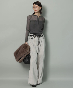 Arpege story(アルページュストーリー) |ハイブリーチワイドデニム