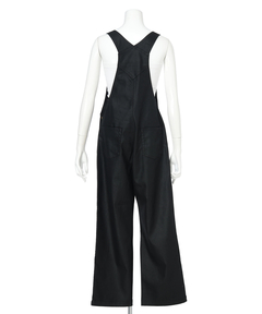 Arpege story(アルページュストーリー) |レザーライクデニムオーバーオール