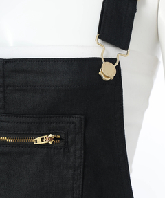 Arpege story(アルページュストーリー) |レザーライクデニムオーバーオール