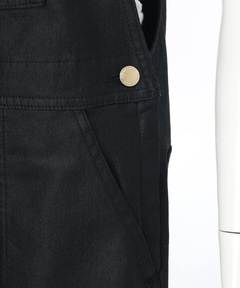 Arpege story(アルページュストーリー) |レザーライクデニムオーバーオール