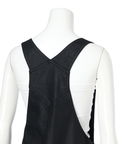 Arpege story(アルページュストーリー) |レザーライクデニムオーバーオール