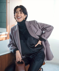 Arpege story(アルページュストーリー) |レザーライクセミフレアデニム