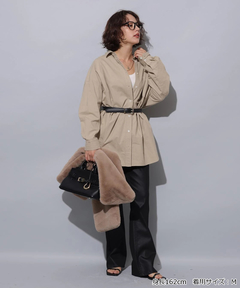 Arpege story(アルページュストーリー) |レザーライクセミフレアデニム