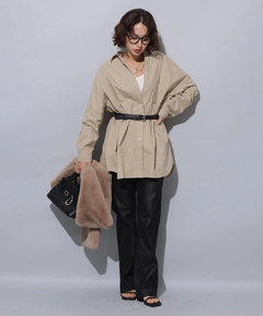 Arpege story(アルページュストーリー) |レザーライクセミフレアデニム