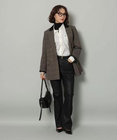 Arpege story(アルページュストーリー) |レザーライクセミフレアデニム