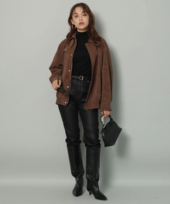 Arpege story(アルページュストーリー) |レザーライクセミフレアデニム