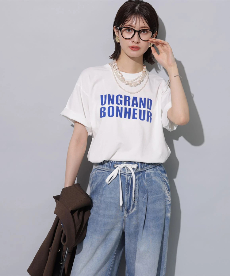 フロッキーロゴtシャツアルページュストーリー ヴィンテージフロッキーロゴTシャツ | Tシャツ・カットソー